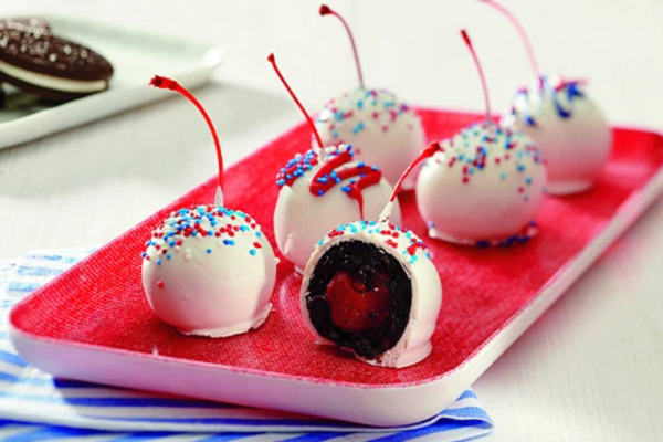 Cherry Bomb Cookie Balls